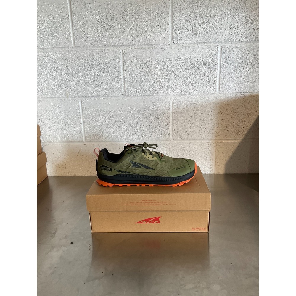 Altra Lone Peak 9 GTX Trail Running Shoes Men's Size 13 Dusty Olive (New Other)